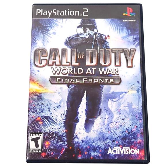 Call of Duty: World at War Final Fronts PS2 Complete CIB 2008 Tested WWII USED - Picture 1 of 3